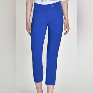J Brand Soft Royal Blue Cropped Pants Size 26
